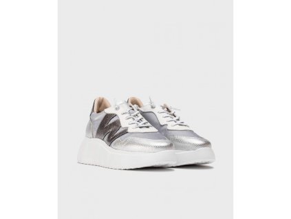 Tenisky Wonders A-3622 COMBINACION PLATA/PLOMO