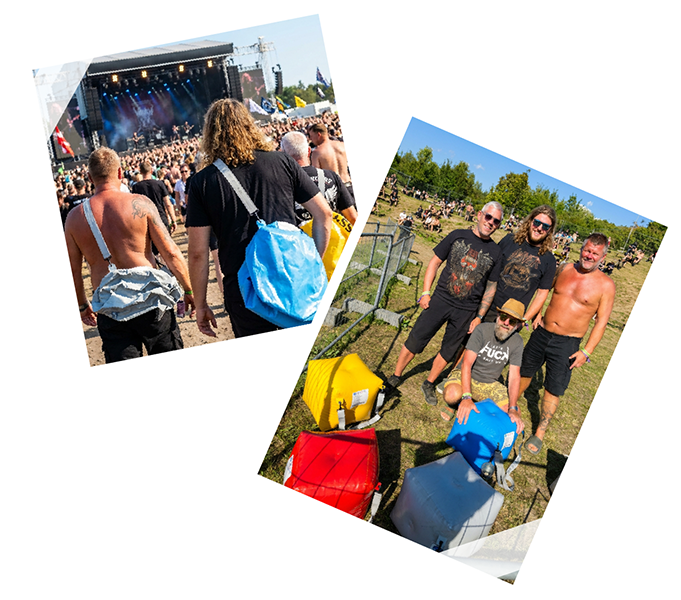 FestSeat - Tvůj osobní trůn do batohu