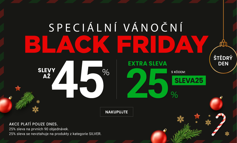 Slevy až 45 % + navíc 25 %