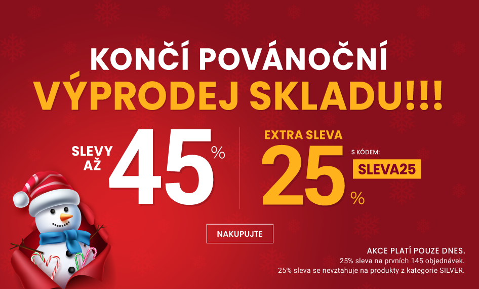 Slevy až 45 % + navíc 25 %