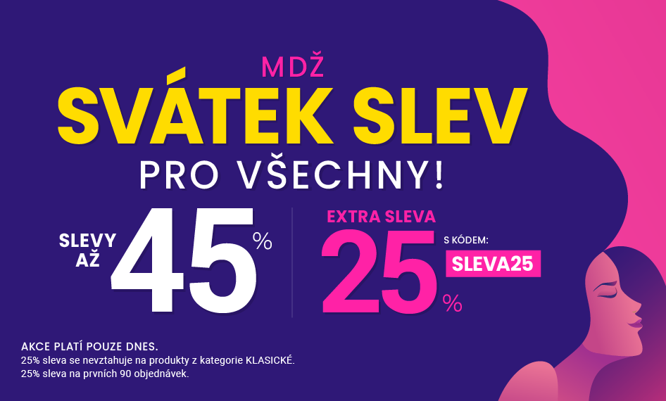 Slevy až 45 % + navíc 25 %