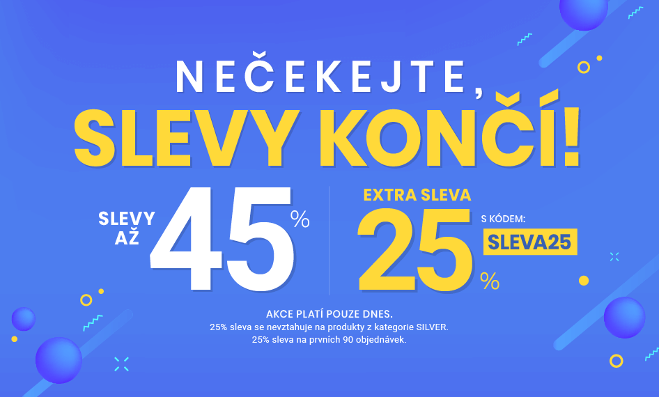 Slevy až 45% + navíc 25 %