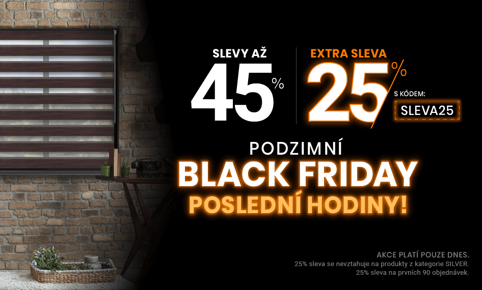 Slevy až 45% + navíc 25 %