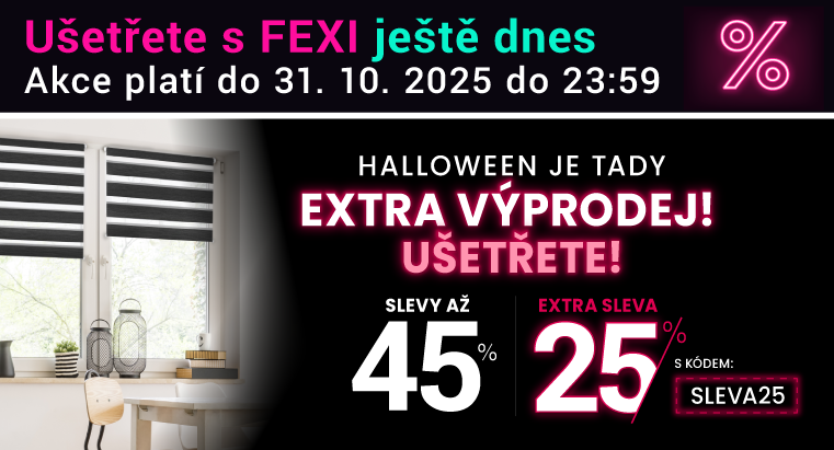 Slevy až 45 % + navíc 25 %