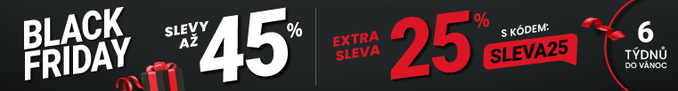 Slevy až 45 % + navíc 25 %