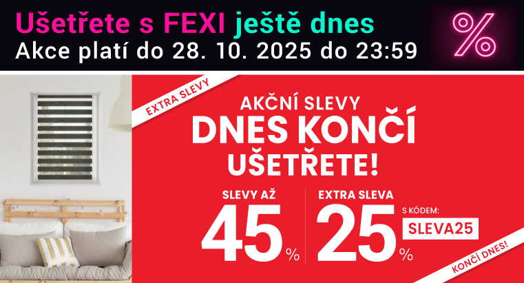 Slevy až 45 % + navíc 25 %