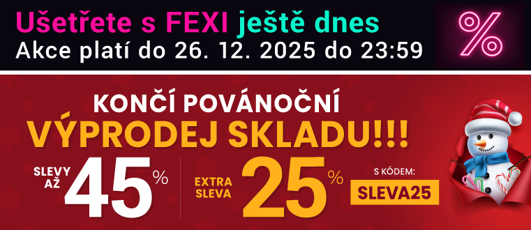Slevy až 45 % + navíc 25 %
