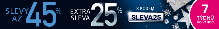Slevy až 45 % + navíc 25 %