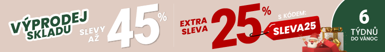 Slevy až 45 % + navíc 25 %
