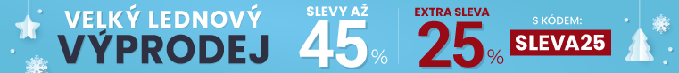 Slevy až 45 % + navíc 25 %
