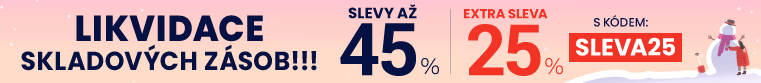 slevy až 45 % + navíc 25 %