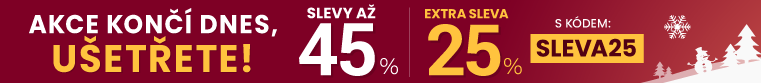 Slevy až 45 % + navíc 25 %