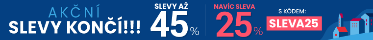 Slevy až 45 % + navíc 25 %