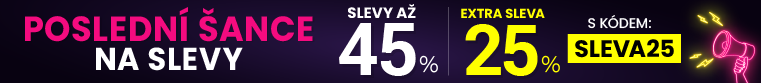 Slevy až 45 % + navíc 25 %
