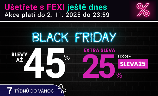 Slevy až 45 % + navíc 25 %