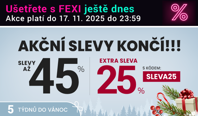 Slevy až 45 % + navíc 25 %