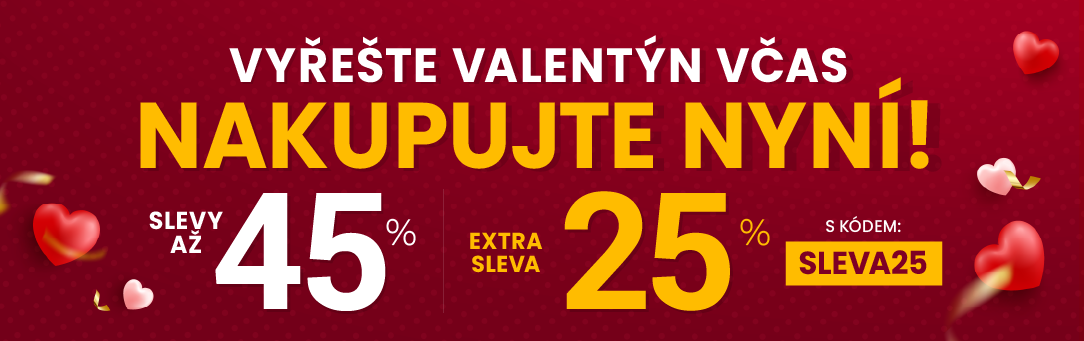 Slevy až 45 % + navíc 25 %