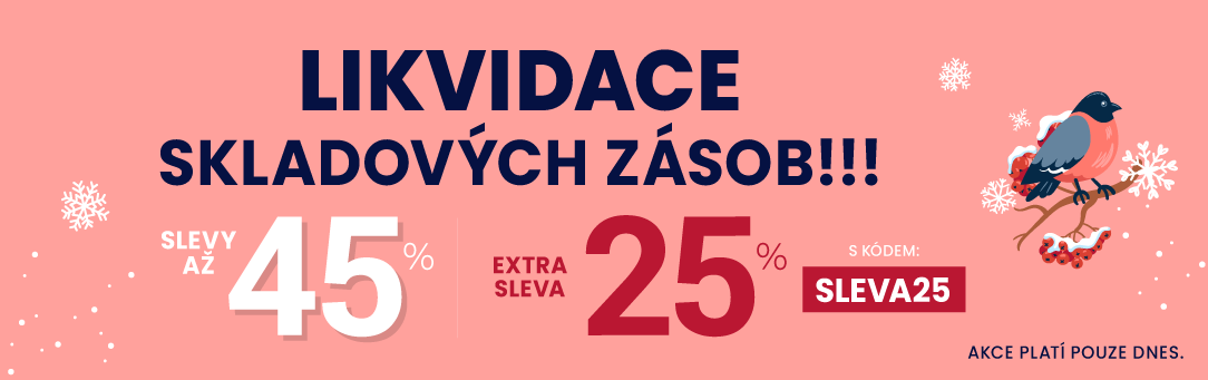 Sleva 45 % + navíc 25 %