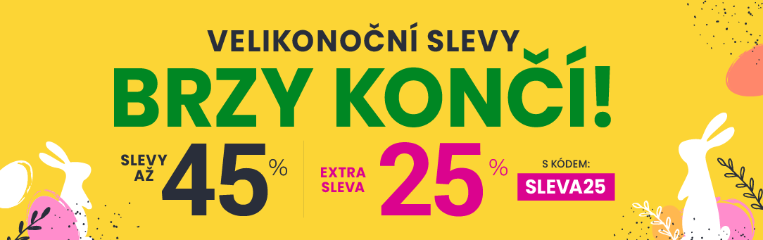 Slevy až 45 % + navíc 25 %
