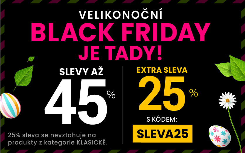 Slevy až 45 % + navíc 25 %