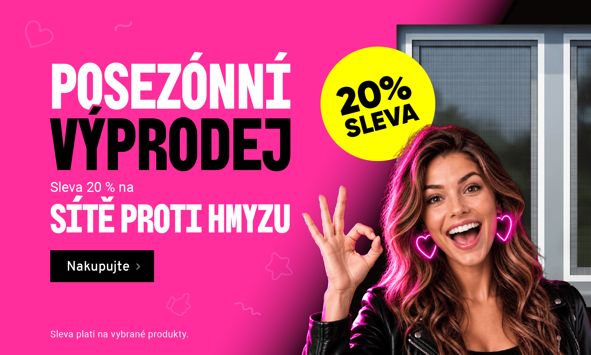 Sleva 20 % na Sítě proti hmyzu