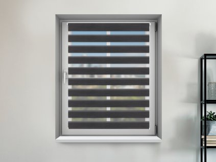 Roleta Den a noc POLO, Nature blackout antracit, A 02909