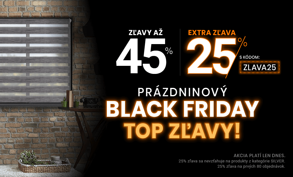 Zľavy až 45 % + naviac zľava 25 %