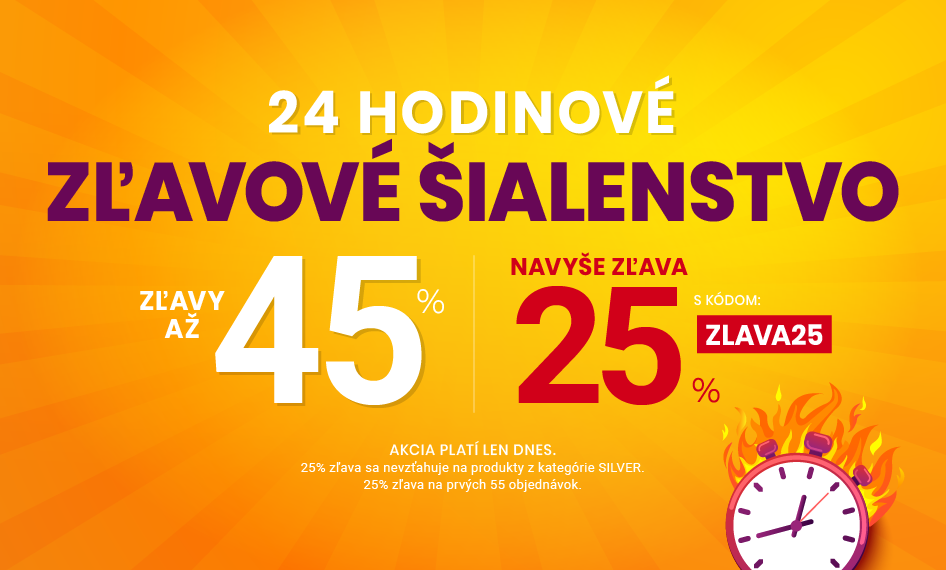 Zľavy až 45 % + naviac zľava 25 %