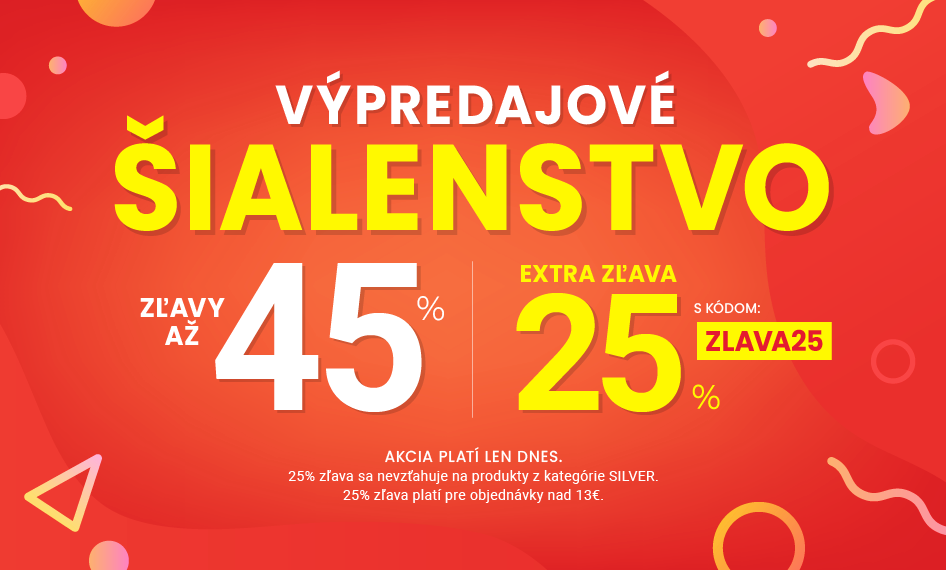 Zľavy až 45 % + naviac zľava 25 %