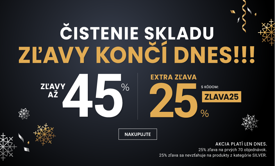 Zľavy až 45 % + naviac zľava 25 %