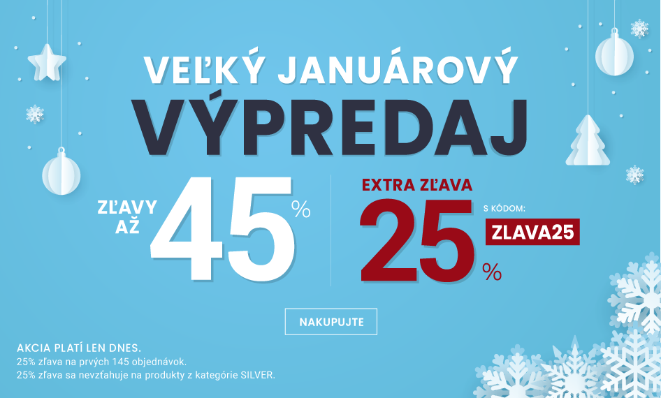 Zľavy až 45 % + naviac zľava 25 %