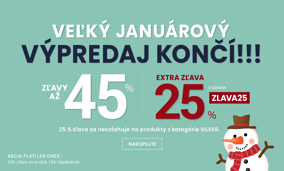 Zľavy až 45 % + naviac zľava 25 %