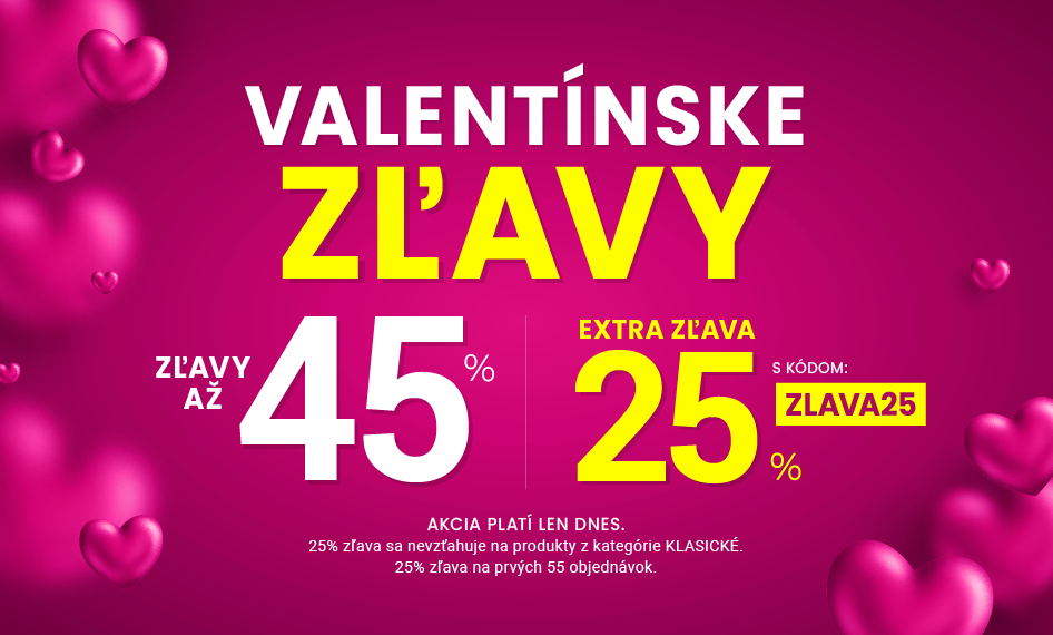 Zľavy až 45 % + naviac zľava 25 %
