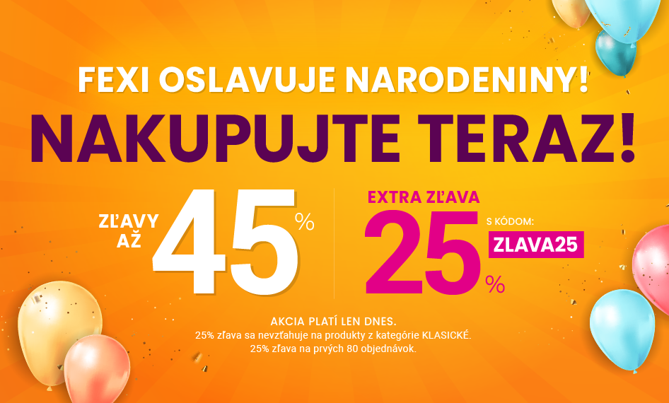 Zľavy až 45 % + naviac zľava 25 %