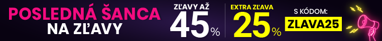 Zľavy až 45 % + naviac zľava 25 %