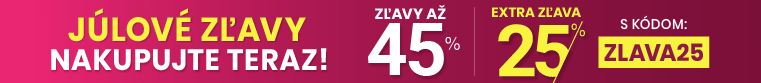 Zľavy až 45 % + naviac zľava 25 %