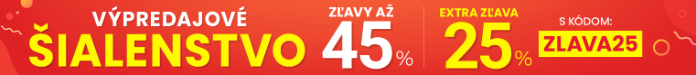 Zľavy až 45 % + naviac zľava 25 %