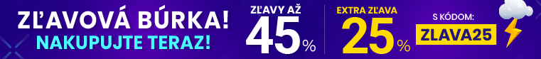 Zľavy až 45 % + naviac zľava 25 %