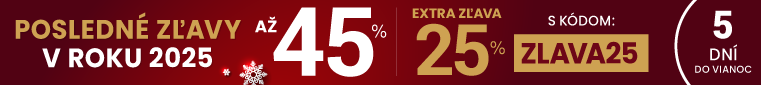 Zľavy až 45 % + naviac zľava 25 %