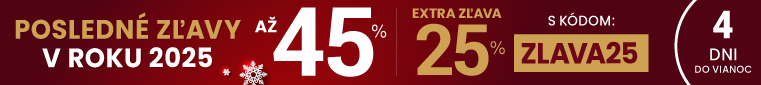 Zľavy až 45 % + naviac zľava 25 %