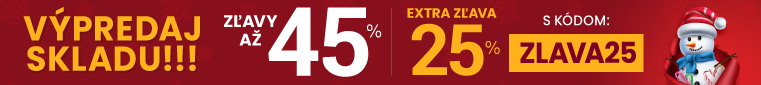 Zľavy až 45 % + naviac zľava 25 %