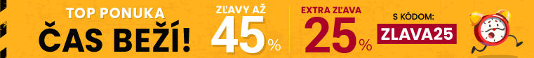 Zľavy až 45 % + naviac zľava 25 %