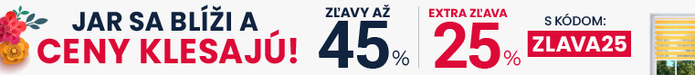 Zľavy až 45 % + naviac zľava 25 %