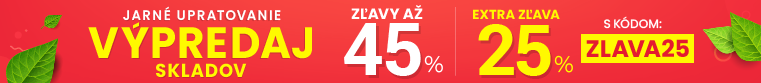 Slevy až 45 % + navíc 25 %