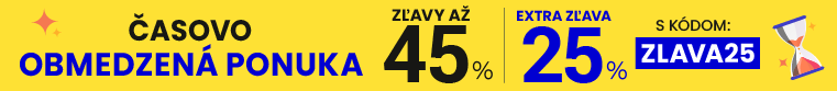 Zľavy až 45 % + naviac zľava 25 %
