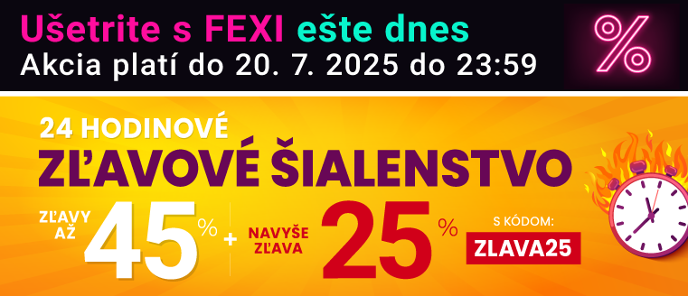 Zľavy až 45 % + naviac zľava 25 %