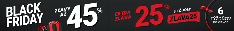 Zľavy až 45 % + naviac zľava 25 %