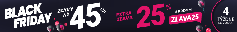 Zľavy až 45 % + naviac zľava 25 %