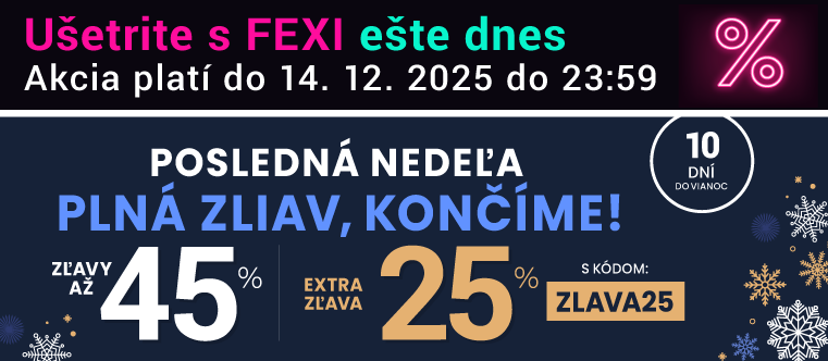 Zľavy až 45 % + naviac zľava 25 %