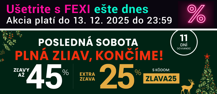 Zľavy až 45 % + naviac zľava 25 %